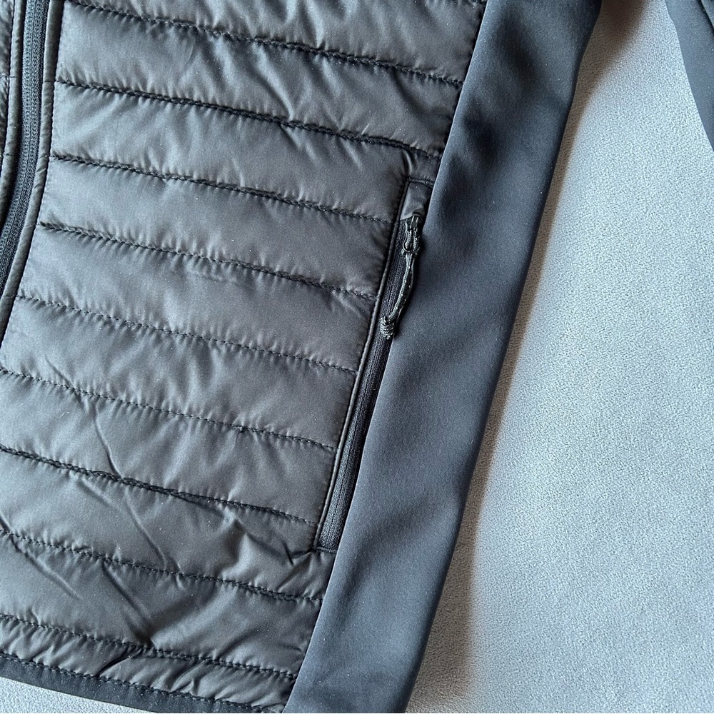 Produkt ~ Quilted Zip Front Hooded Jacket ~ Black ~ Men’s Size Small - Picture 5 of 14